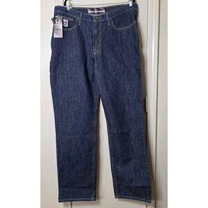 Cinch WRX FR Flame Resistant White Label Blue Denim Work Jeans Mens Sz 38X36 NWT